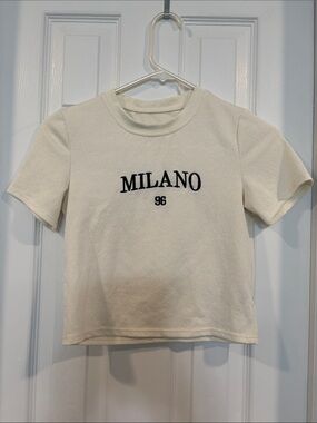 Milano 96 Cream Kids Graphic Tee